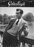 golden eagle knitting pattern mens waist coat 1930s
